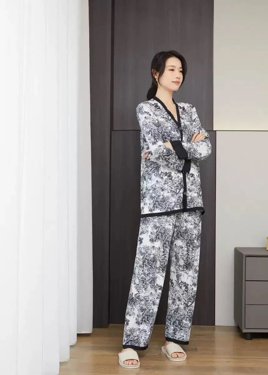 4-Piece Satin Sleepwear Set