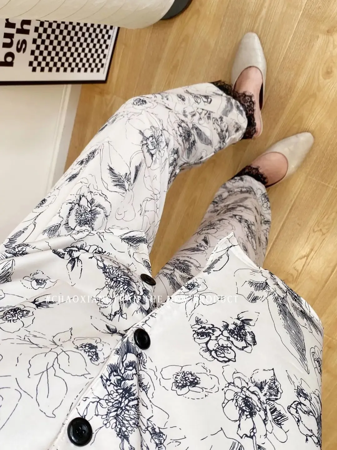 4-Piece Satin Sleepwear Set