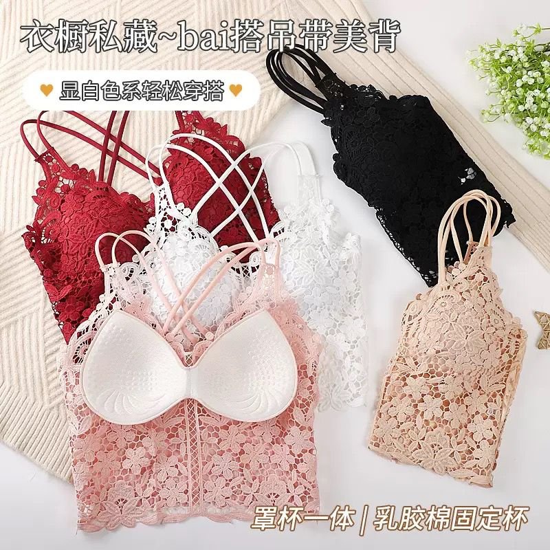 V-Neck Lace Bralette
