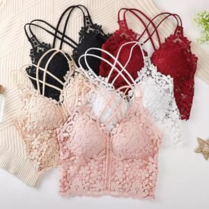 V-Neck Lace Bralette