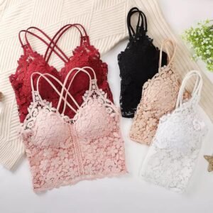 V-Neck Lace Bralette