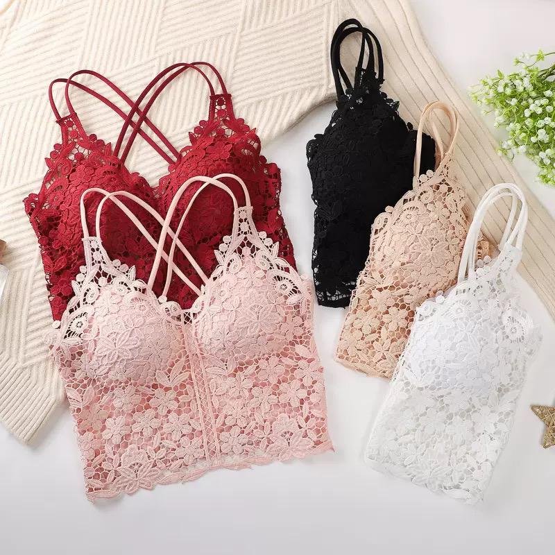 V-Neck Lace Bralette