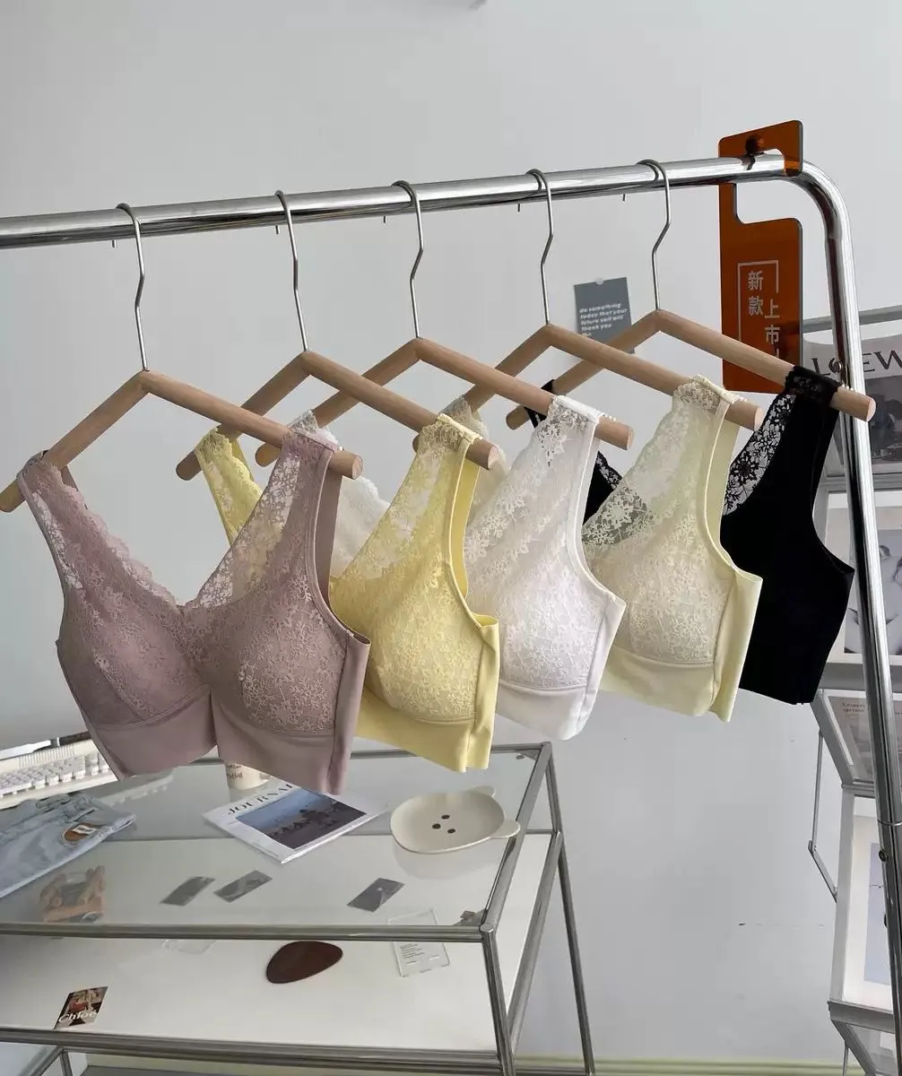 V-Neck Lace Bralette