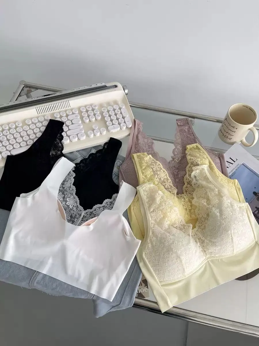 V-Neck Lace Bralette